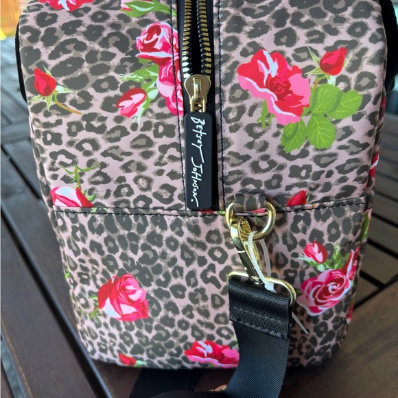 Betsey Johnson Floral Leopard Print Lunch Bag - NWT - Picture 6 of 6